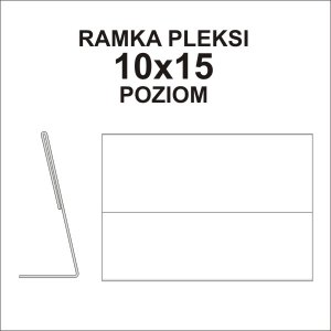 RAMKA PLEKSI 10X15   POZIOM