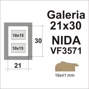 GALERIA NIDA VF3571 10X15X2 21X30