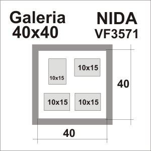 GALERIA NIDA VF3571 10X15X4 40X40