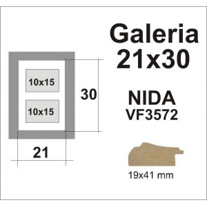 GALERIA NIDA VF3572 10X15X2 21X30