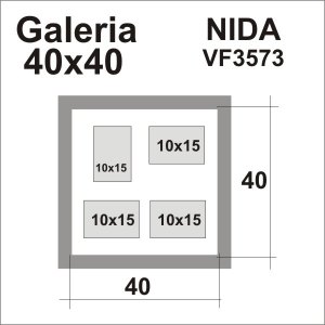 GALERIA NIDA VF3573 10X15X4 40X40