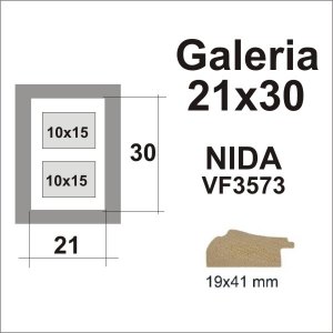 GALERIA NIDA VF3573 10X15X2 21X30